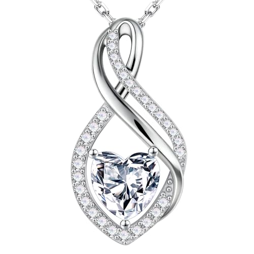 moissanite-heart-pendant-necklace image 3