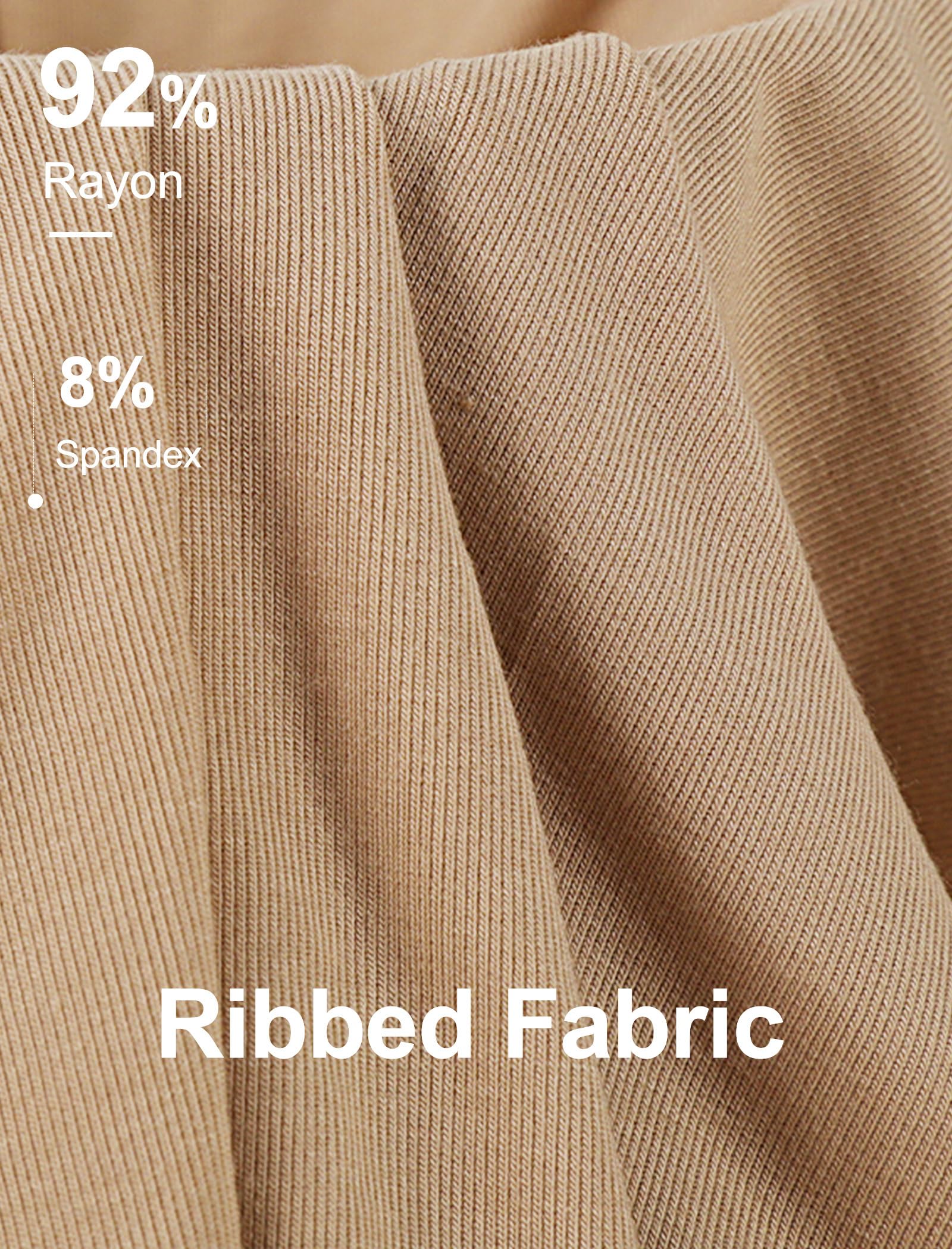 ribbed-v-neck-tee image 4